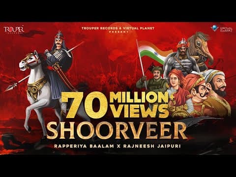 SHOORVEER - A Tribute to महाराणा प्रताप जी | Rapperiya Baalam | Rajneesh Jaipuri | Honey Trouper